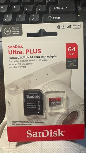 Sandisk ultra plus 64gb micro - ultra,