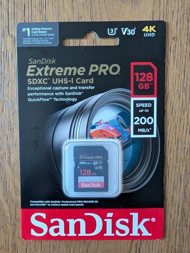 Sandisk extreme pro 128gb sdxc - sandisk,